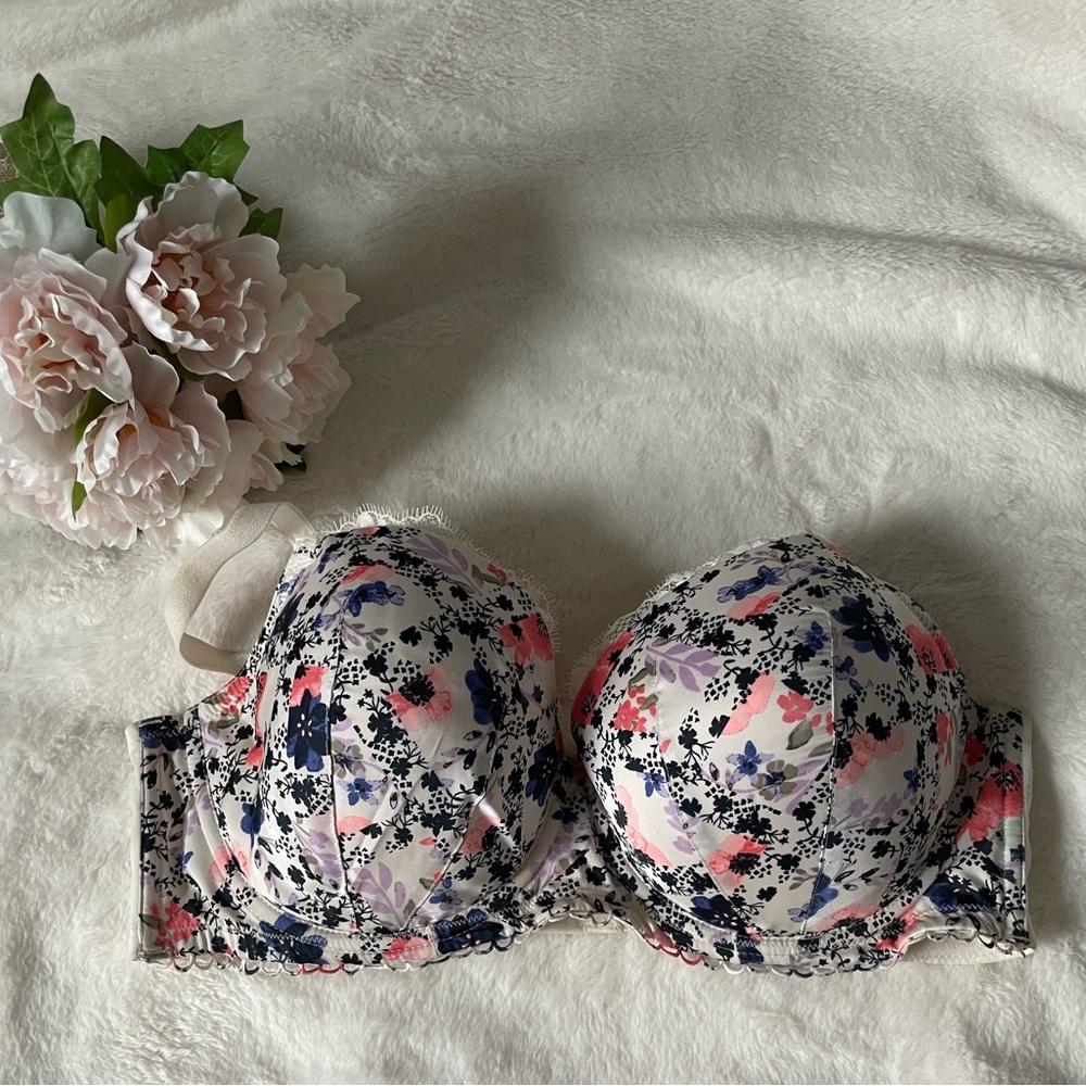 Victoria’s Secret Full Coverage Bra, Floral Print, Women’s 36D
